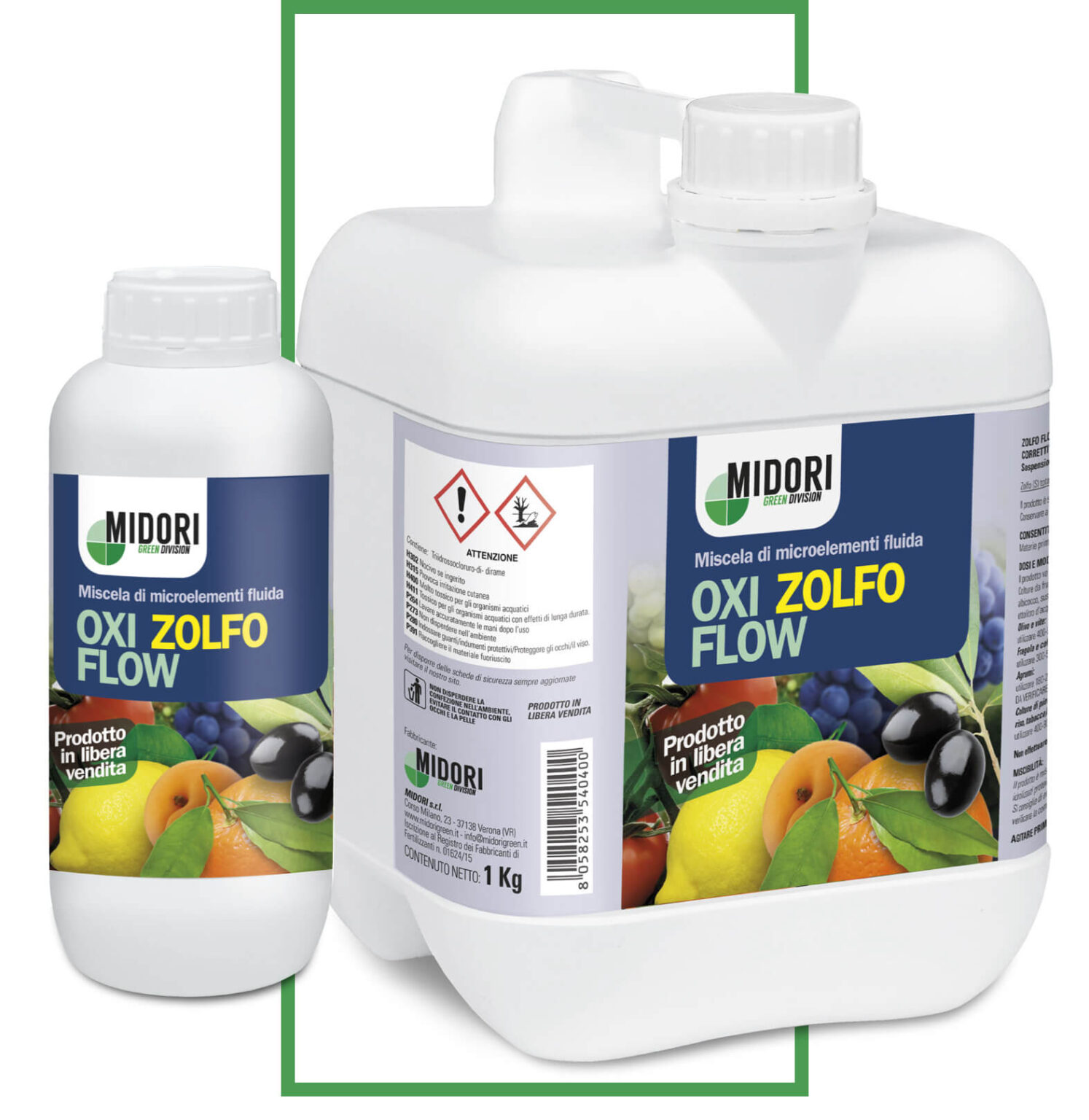 Correttivi A Base Di Zolfo Micronizzato PB O Flow MIDORI Green Division